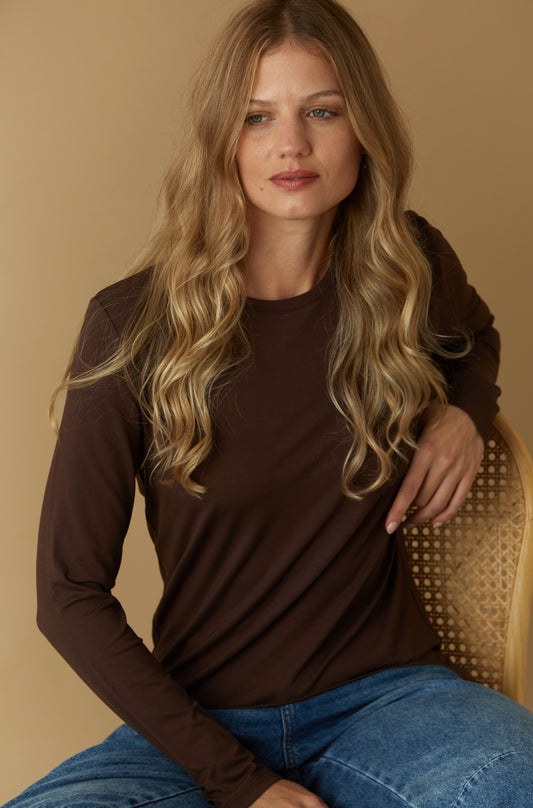 Polo Salma Marron