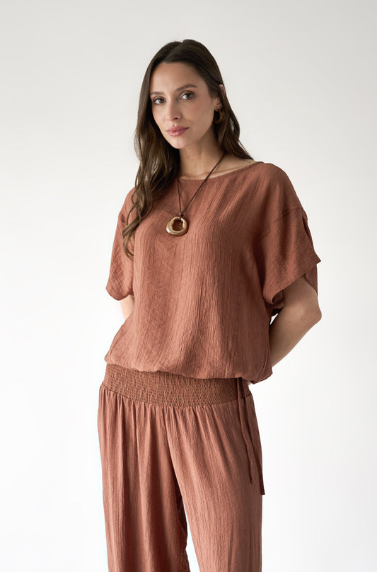 Blusa Africa Mocca