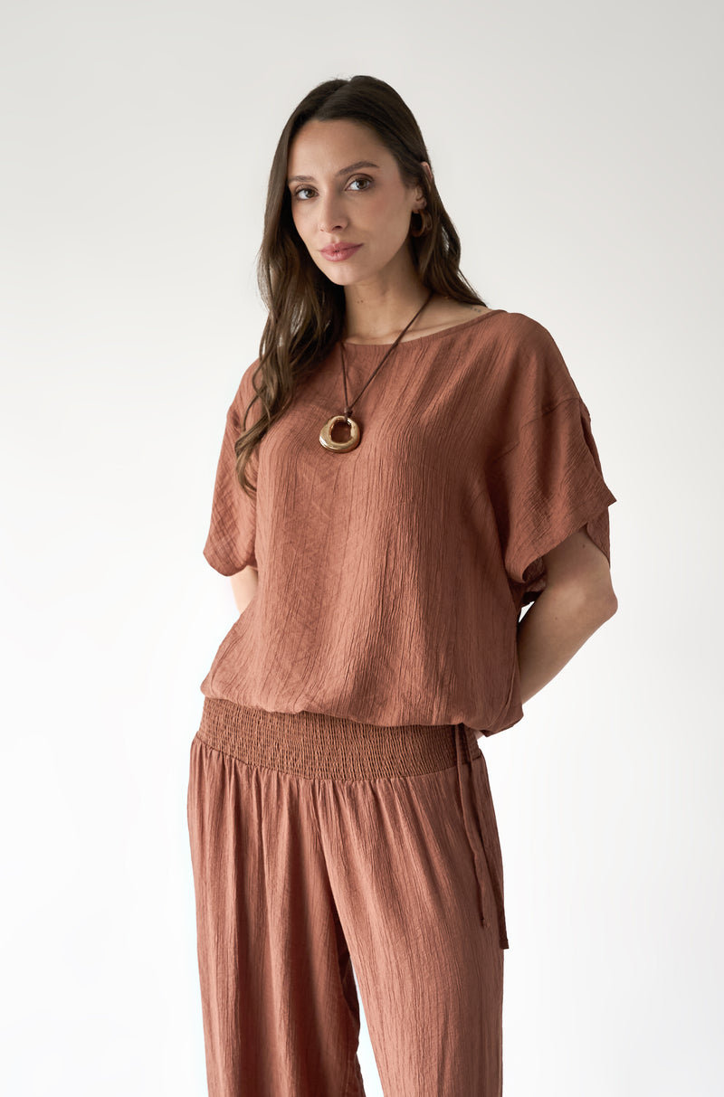 Blusa Africa Mocca