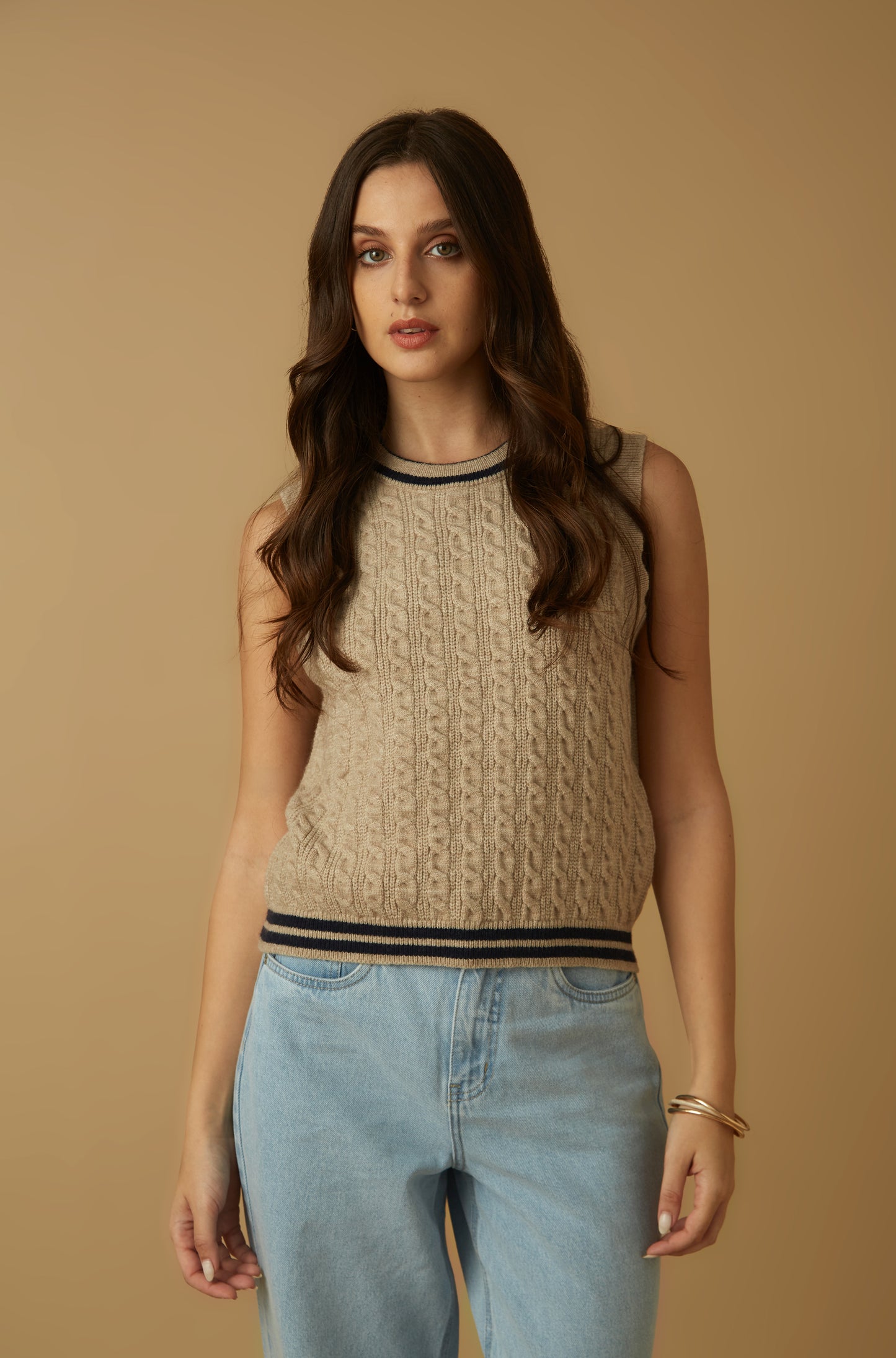 Chaleco Rowan Beige