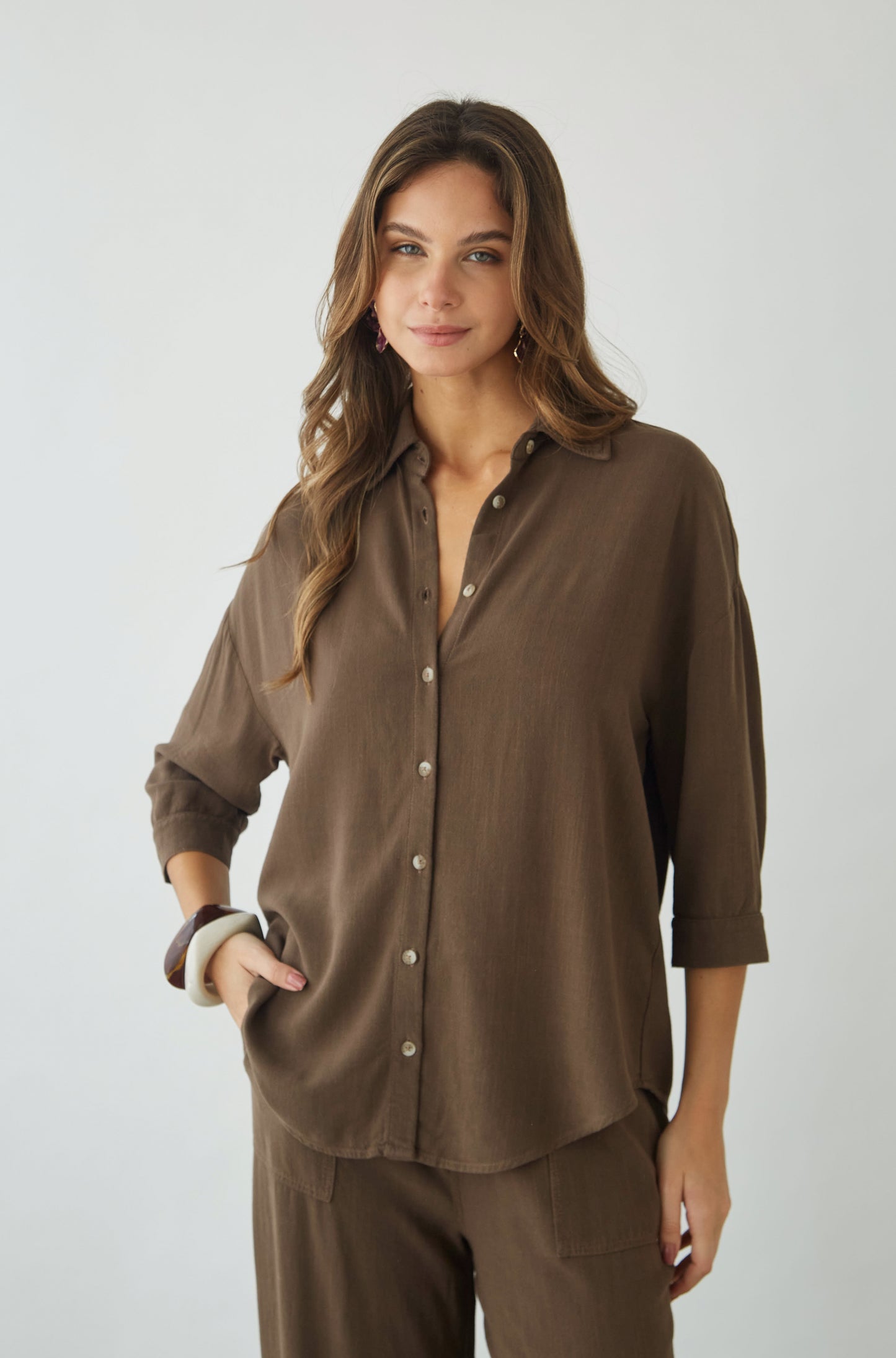 Blusa Faith Marron