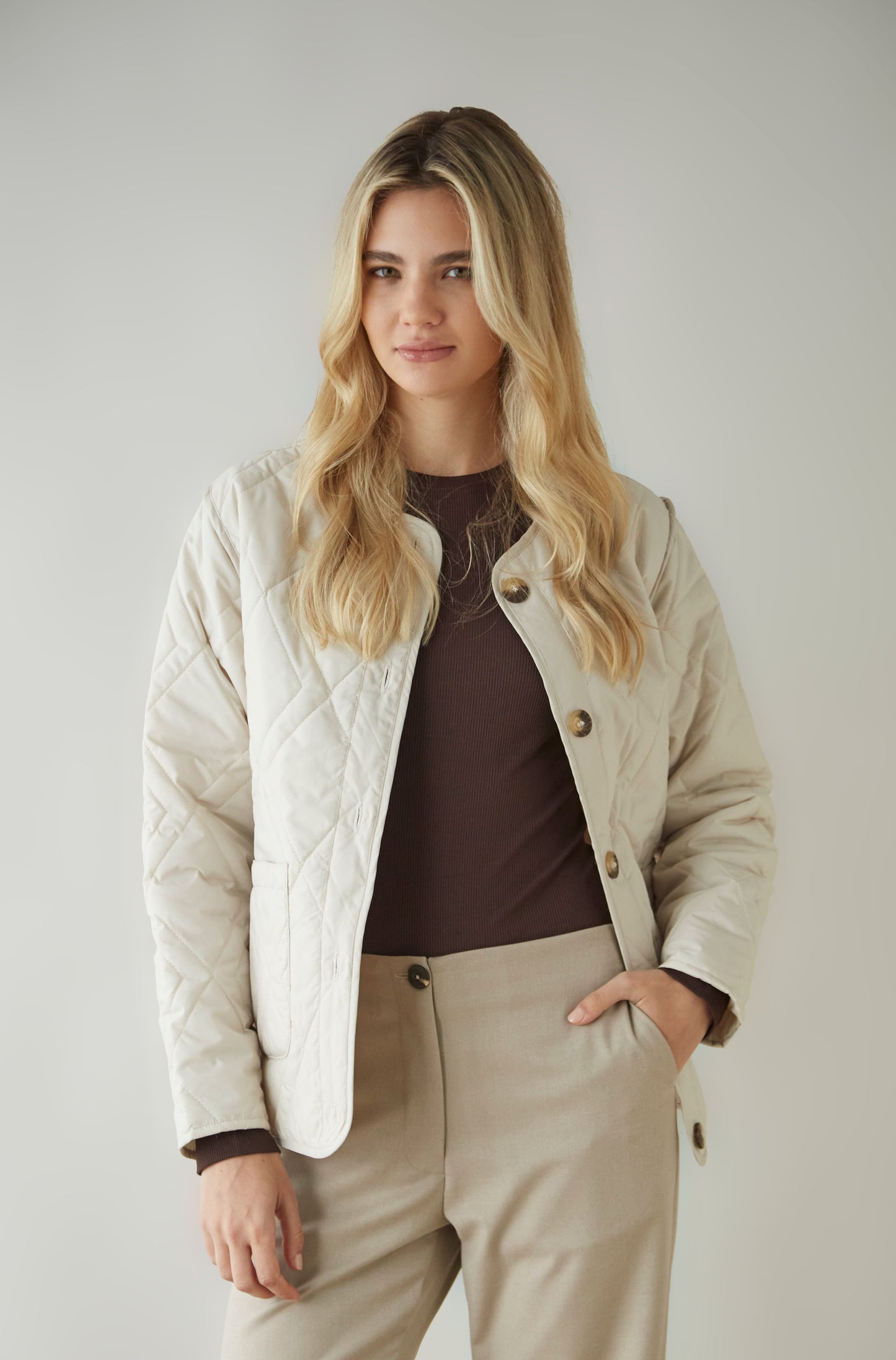 Casaca Country Beige Claro