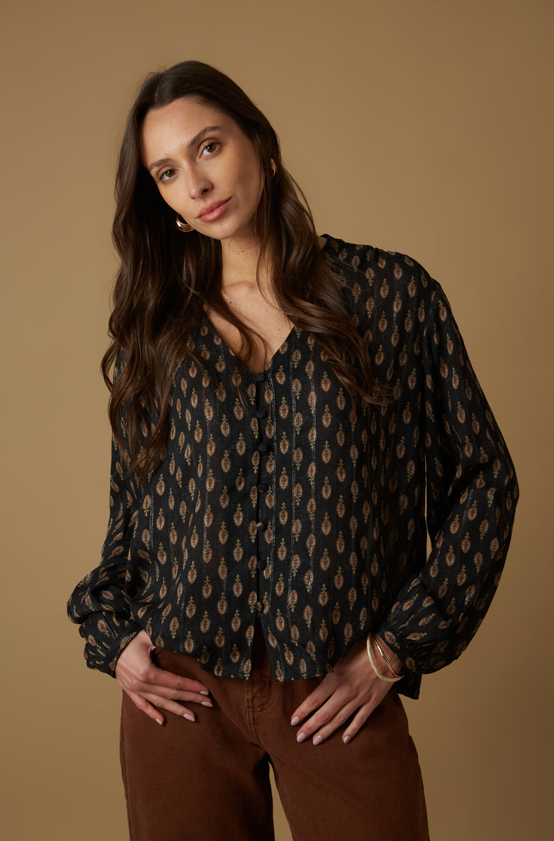 Blusa Minnie Negro
