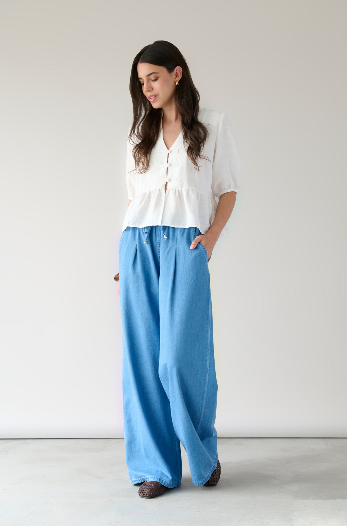 Pantalon Fabri Celeste