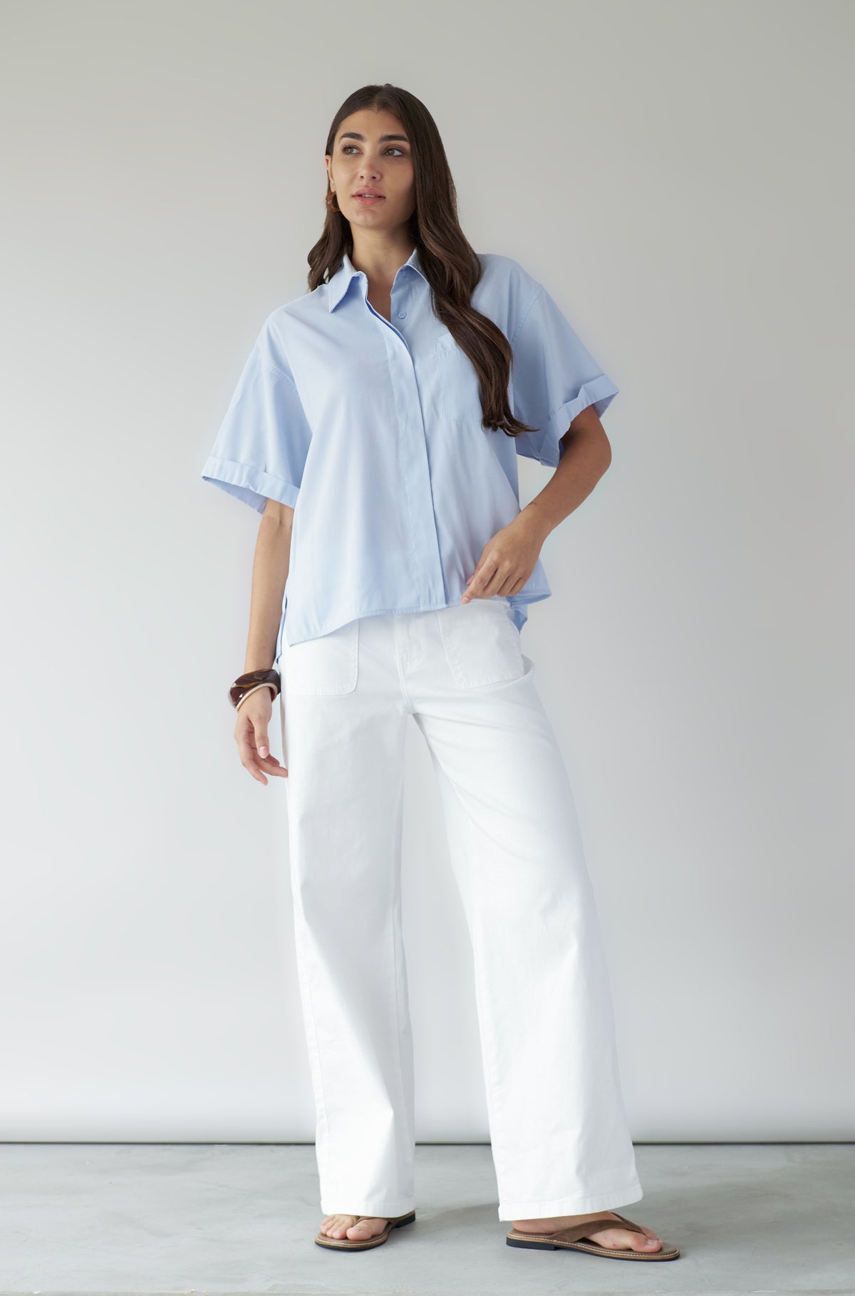 Pantalon Maura Off White