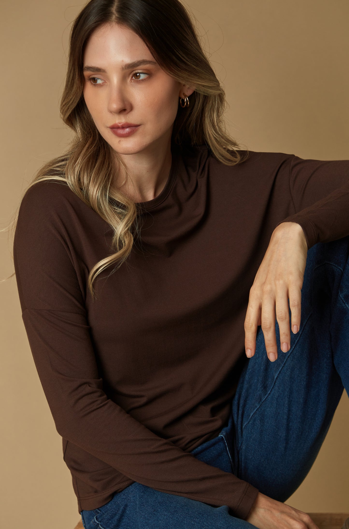 Polo Eloise Marron
