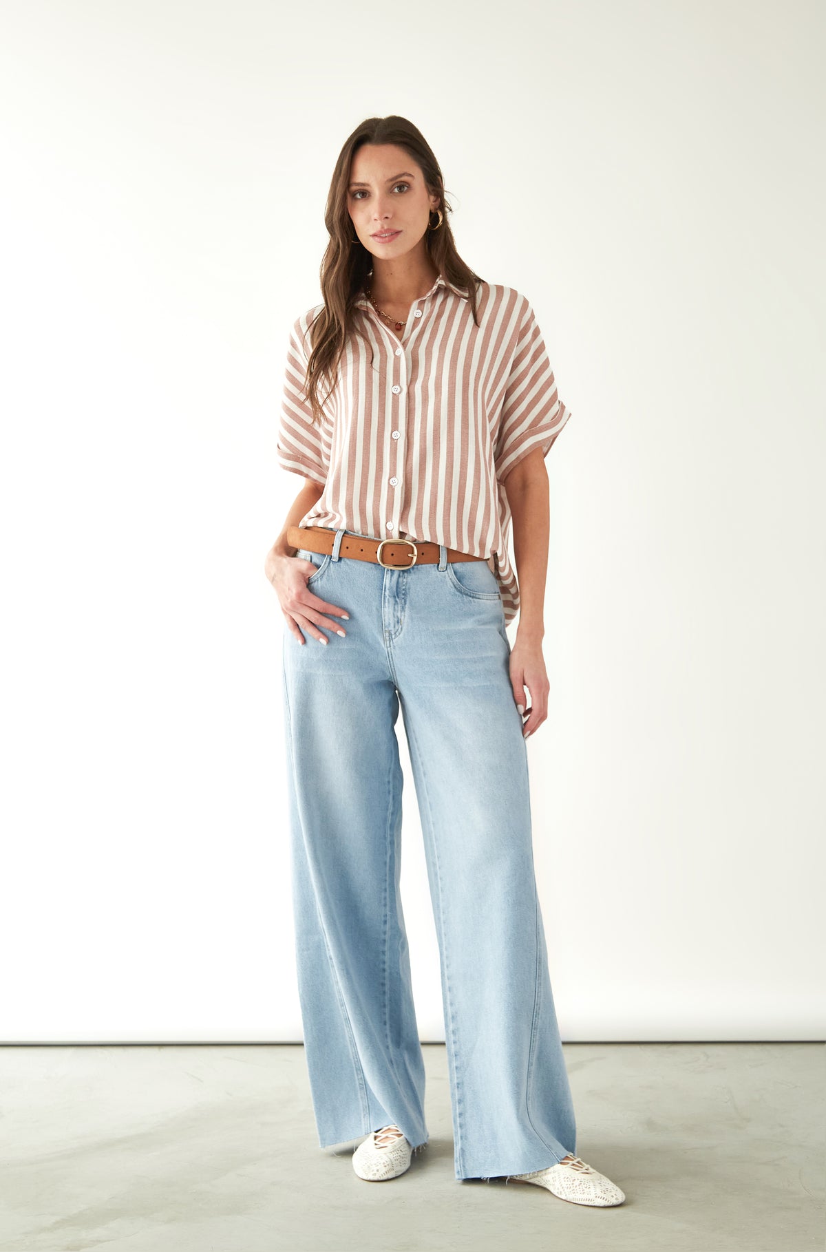 Blusa Amara Ocre
