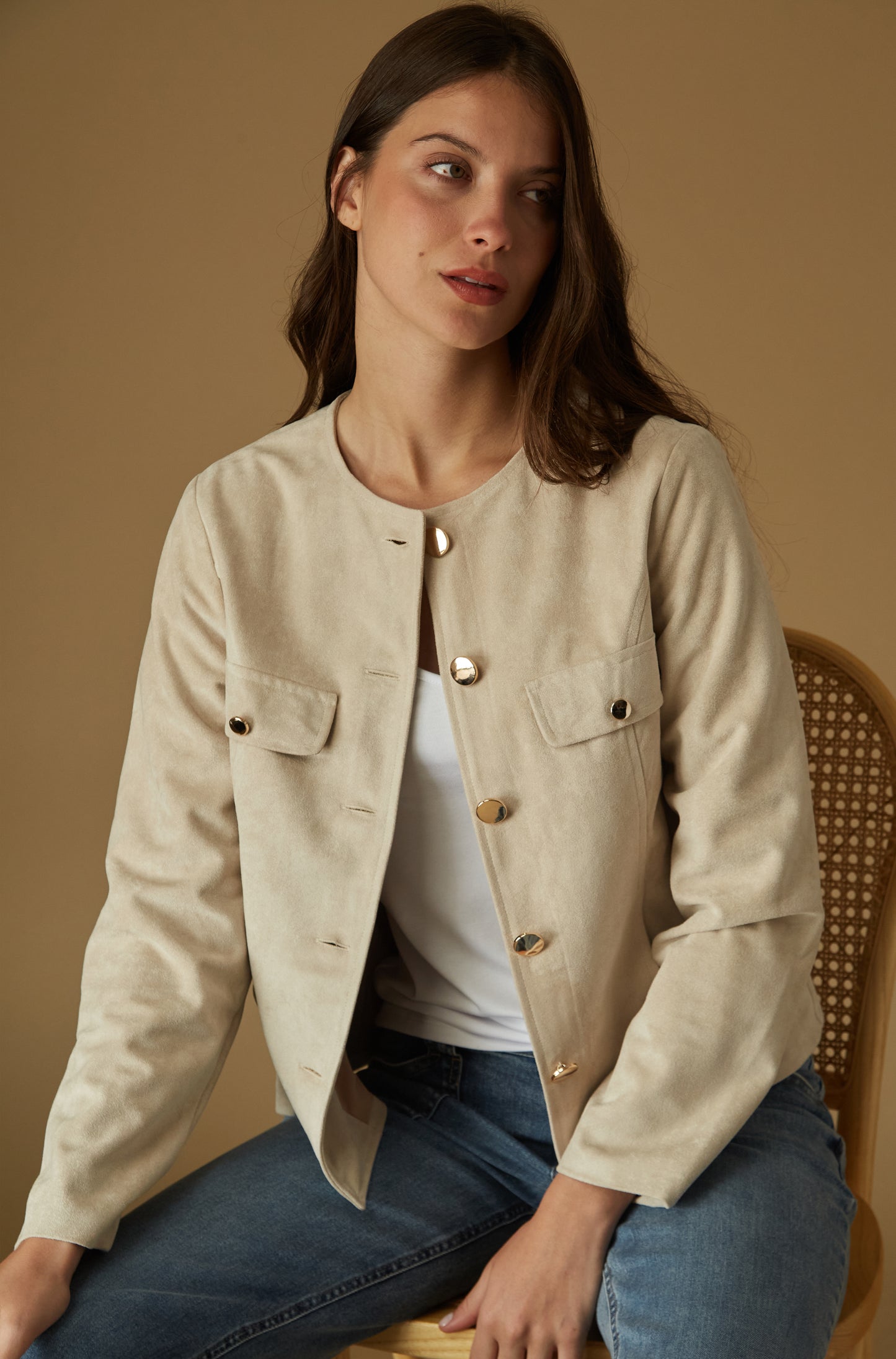 Casaca Layla Beige