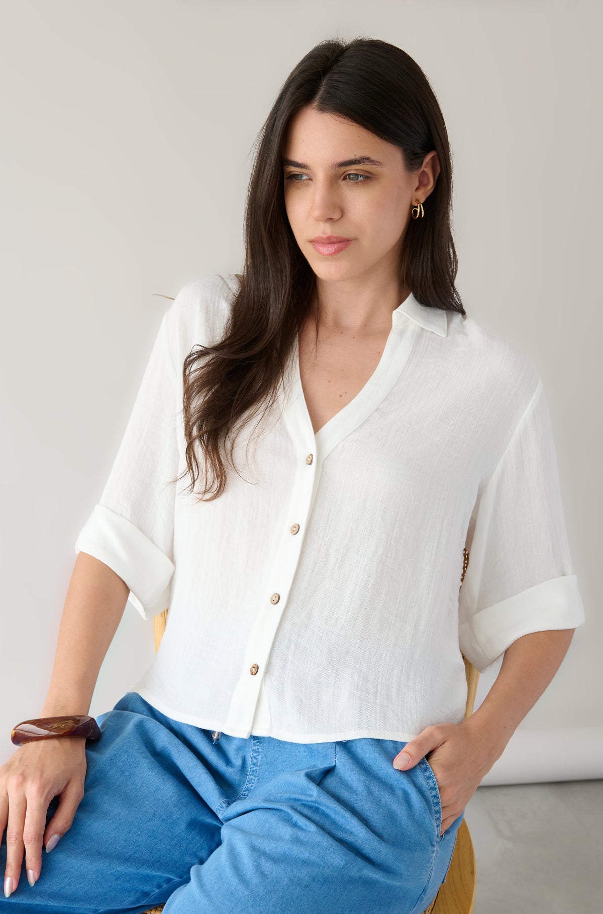 Blusa River Off White