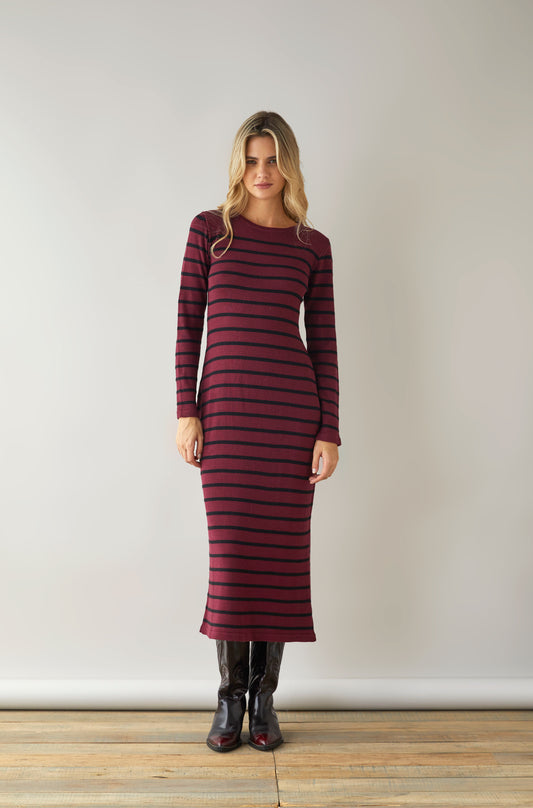 Vestido Montblanc Guinda