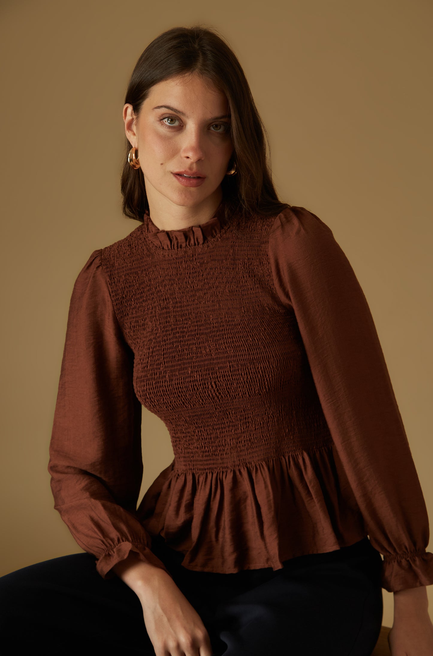 Blusa Canter Marron