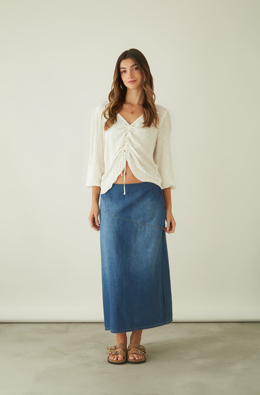 Falda San Lorenzo Azul