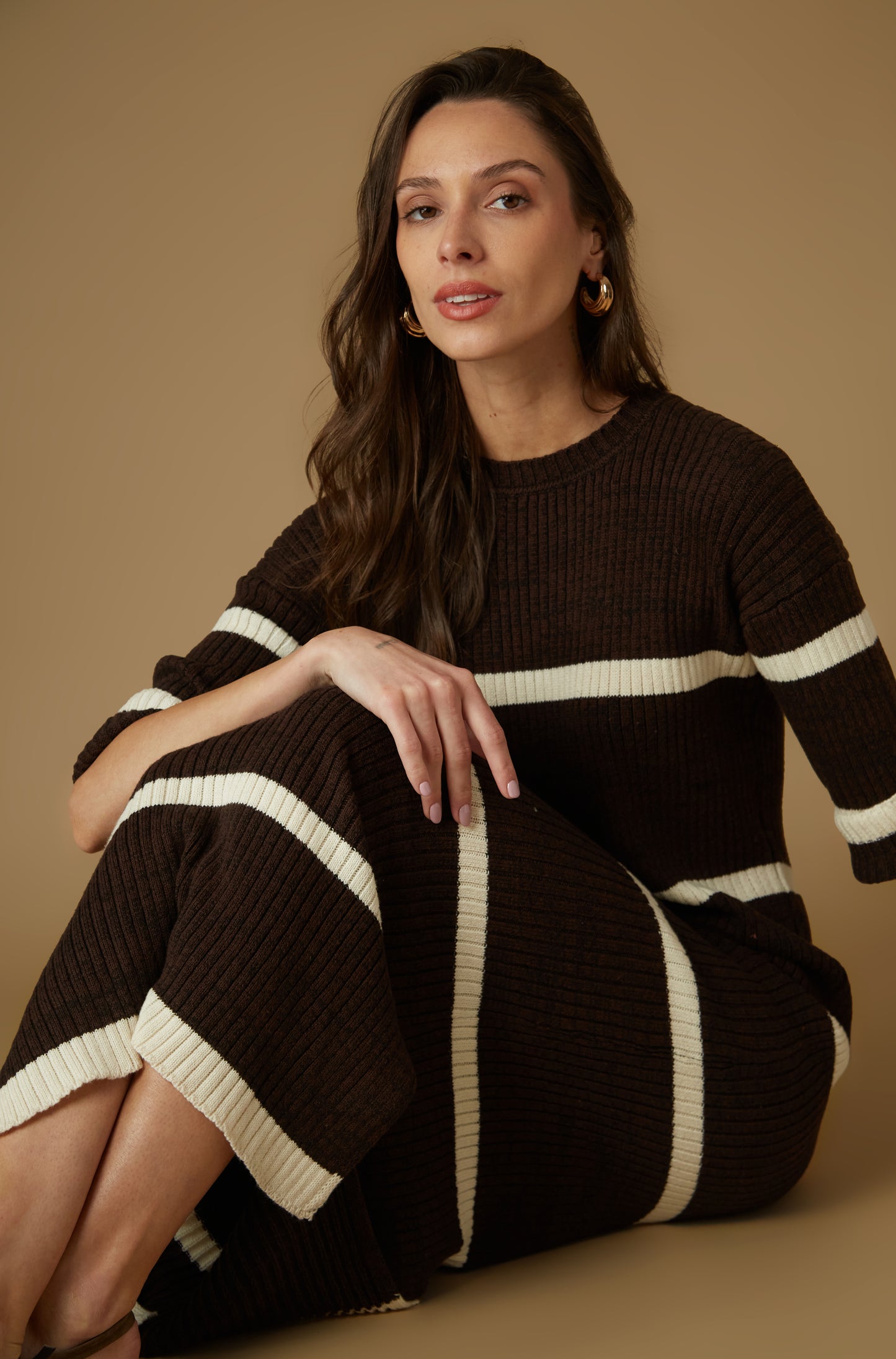 Vestido Thalia Marron