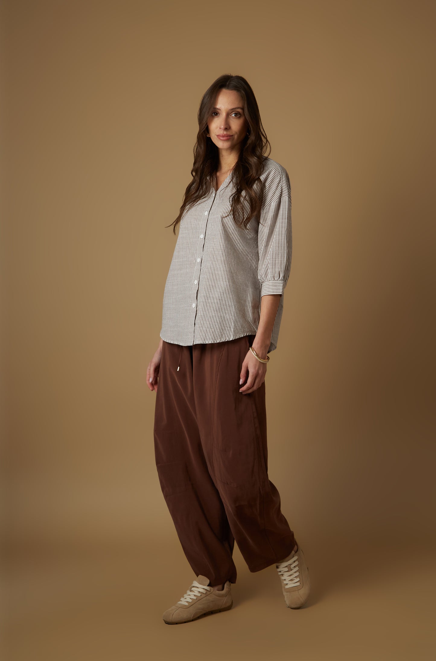 Pantalon Aveline Marron