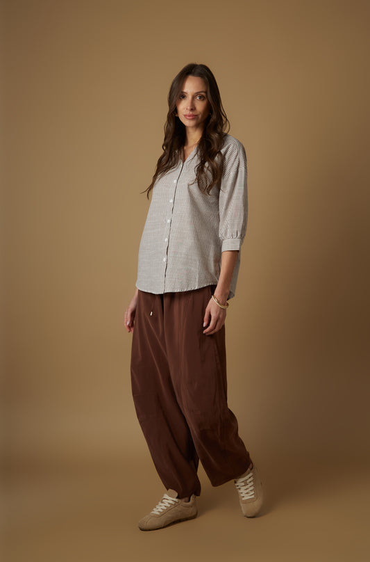 Pantalon Aveline Marron