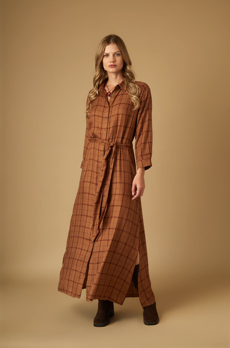 Vestido Free Marron