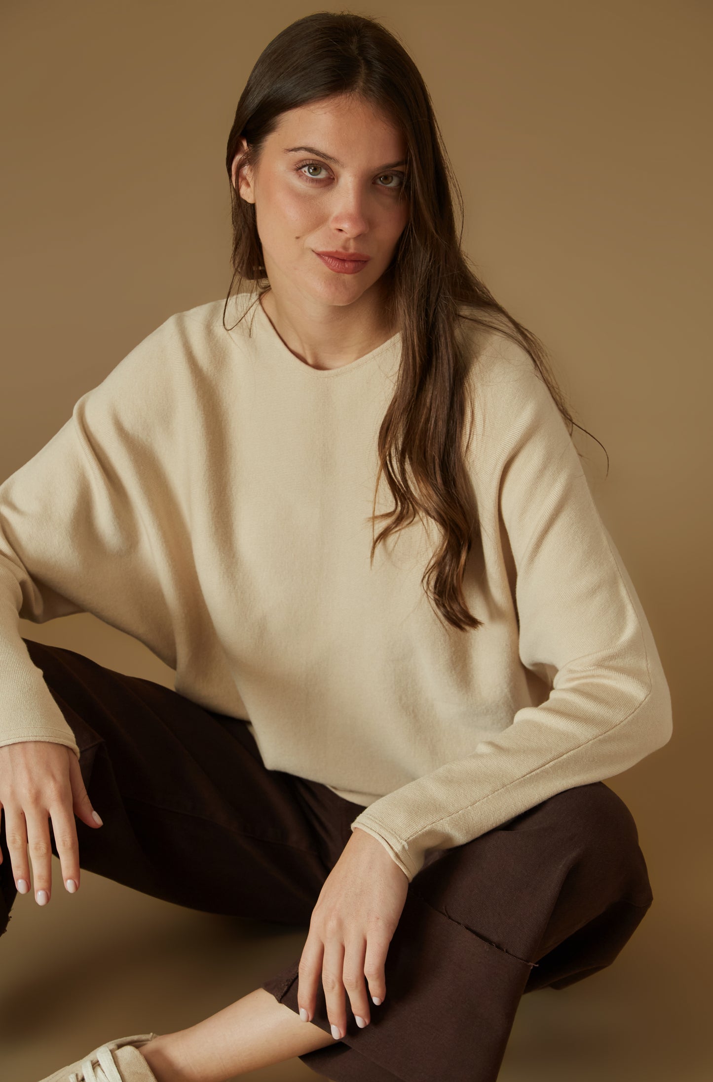 Chompa Juliana Beige