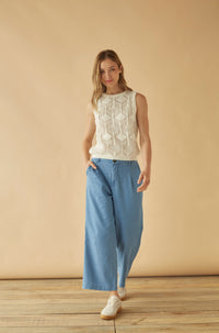 Pantalon Cava Celeste