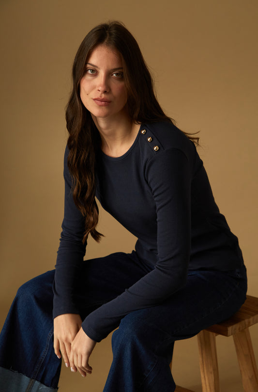 Polo Margaret Azul