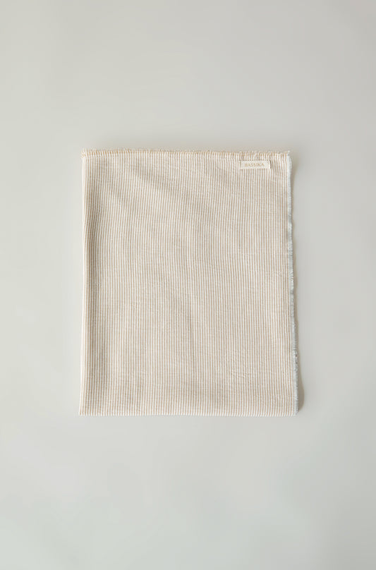 Pañuelo Ximena Rayas Beige