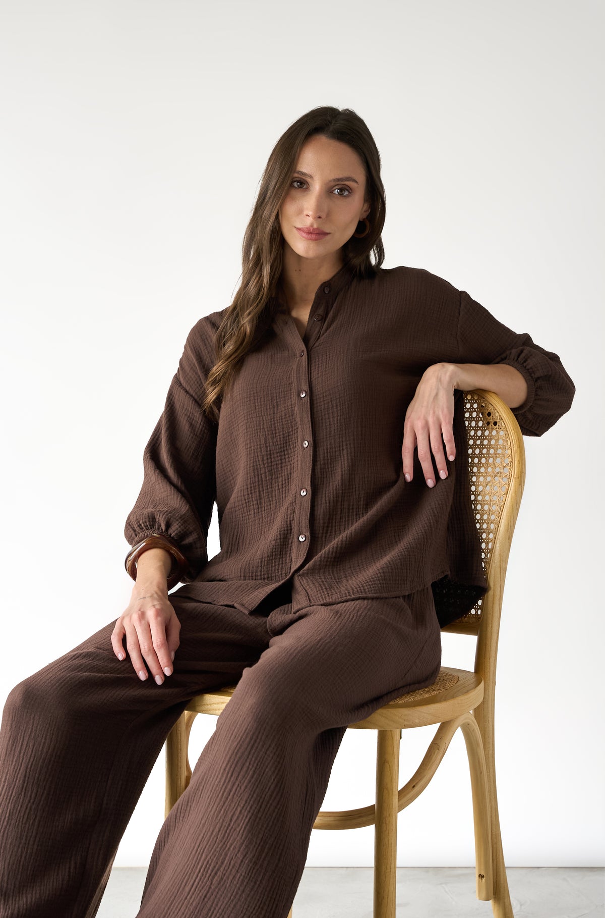 Blusa Noah Marron
