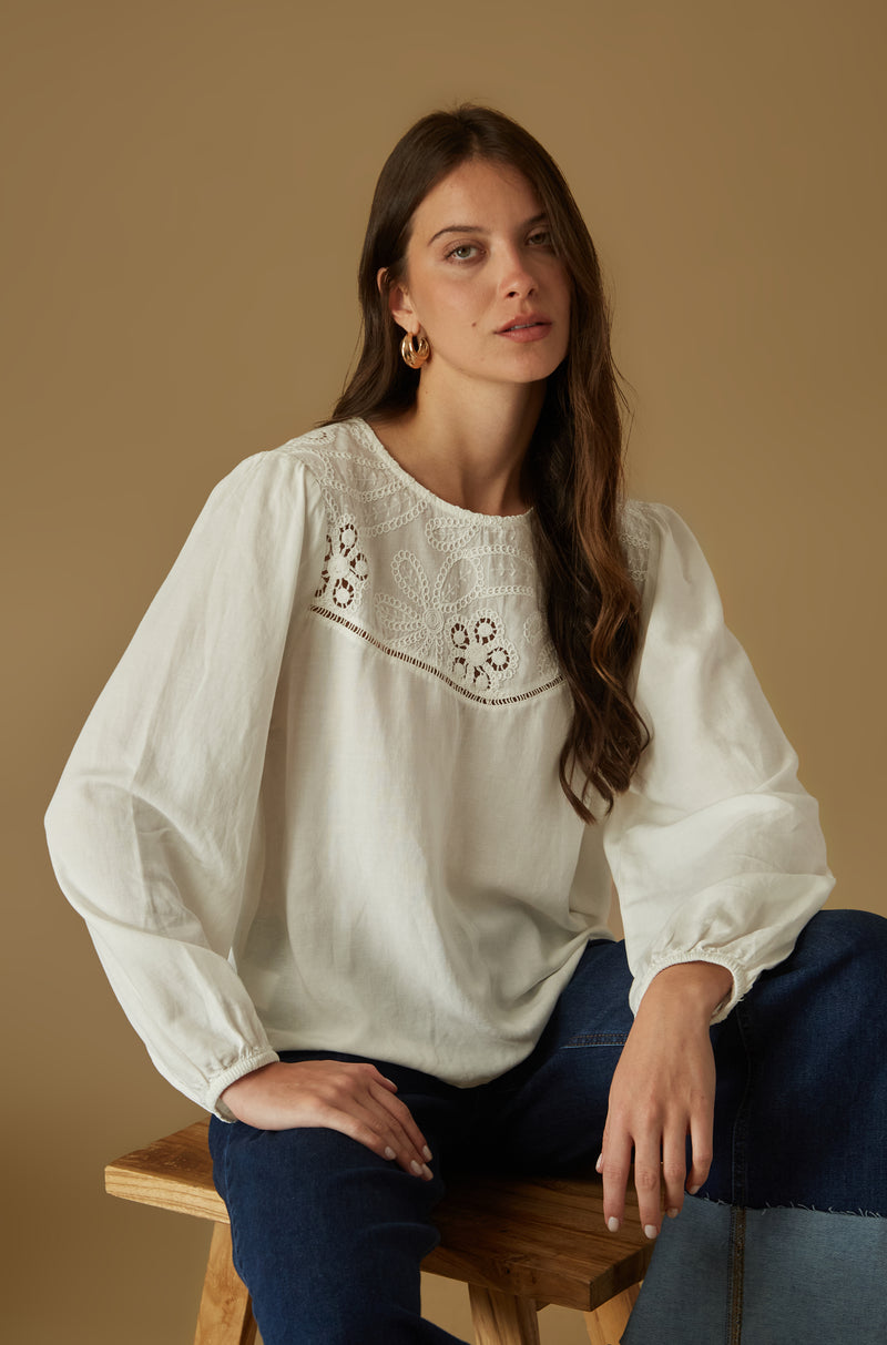 Blusa Cece Off White