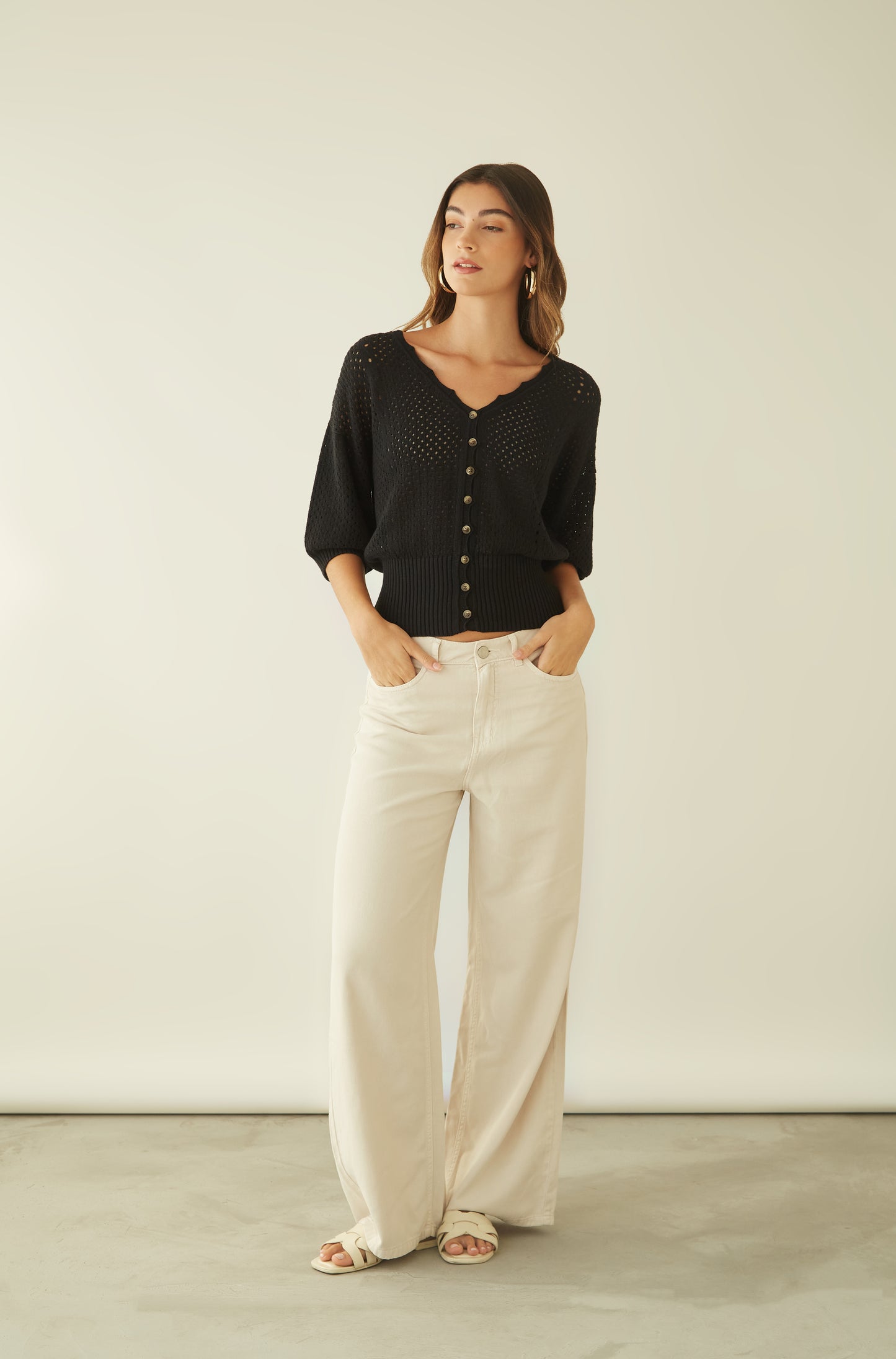Pantalon Martina Drill Beige
