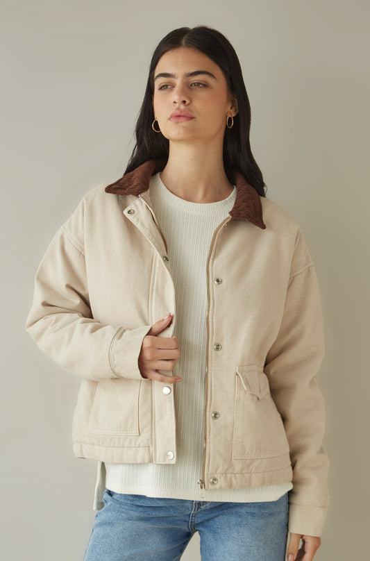 Casaca Jaden Beige