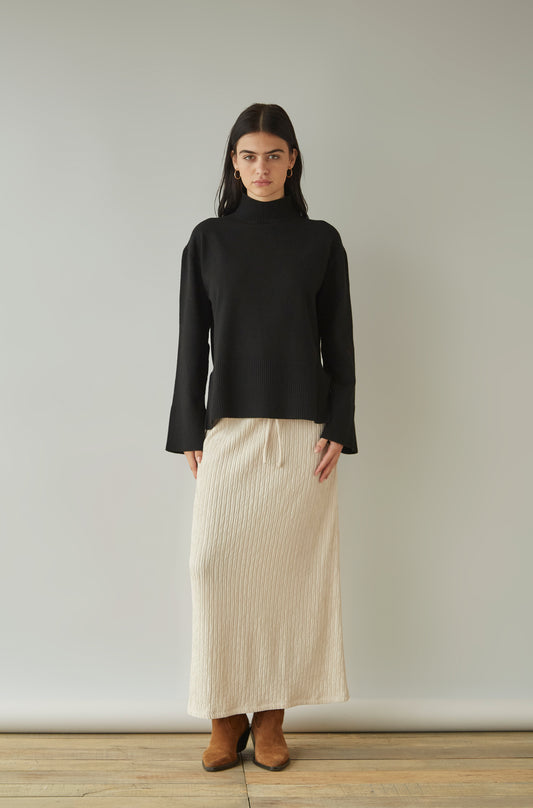 Falda Slip Crema