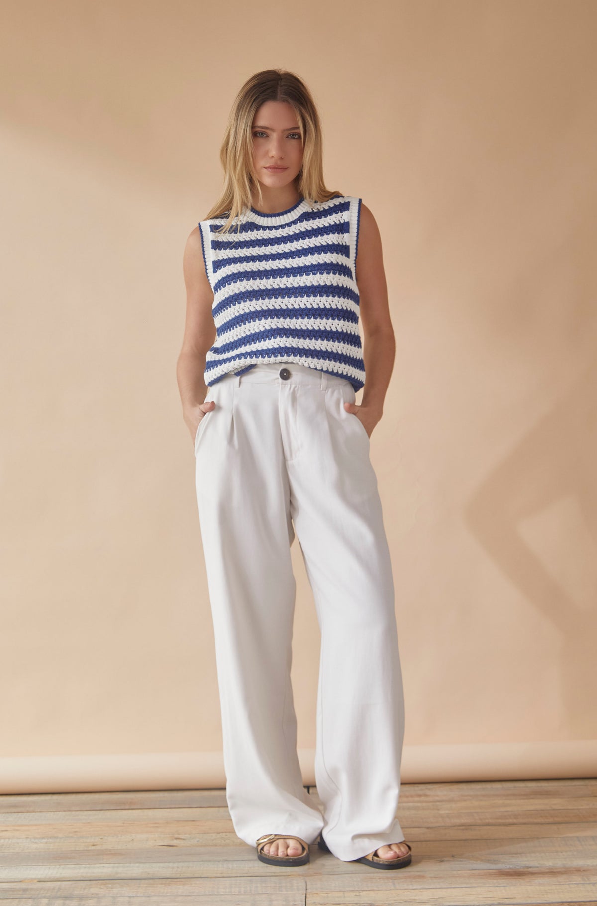 Pantalon Cali Off White-