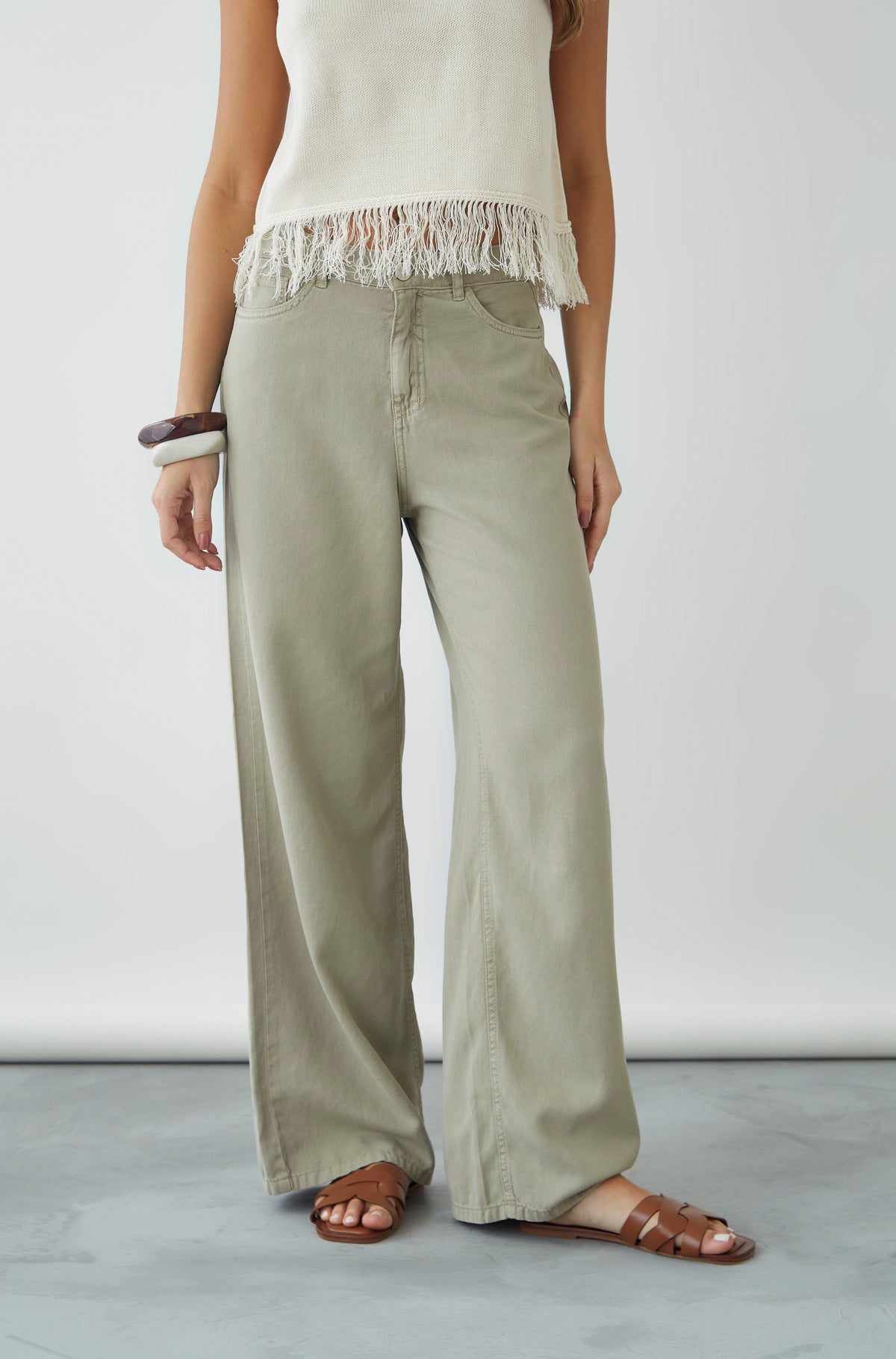 Pantalon Martina Drill Verde