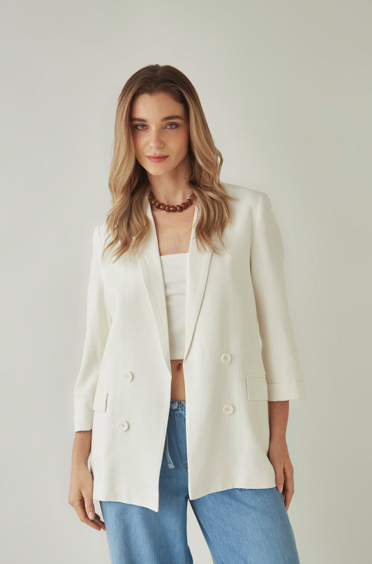 Blazer Piper Off White