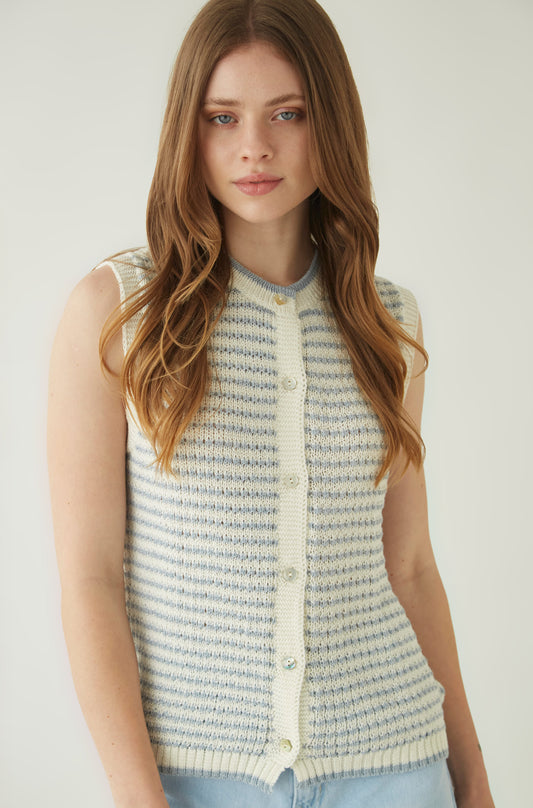 Chaleco Puerto Celeste