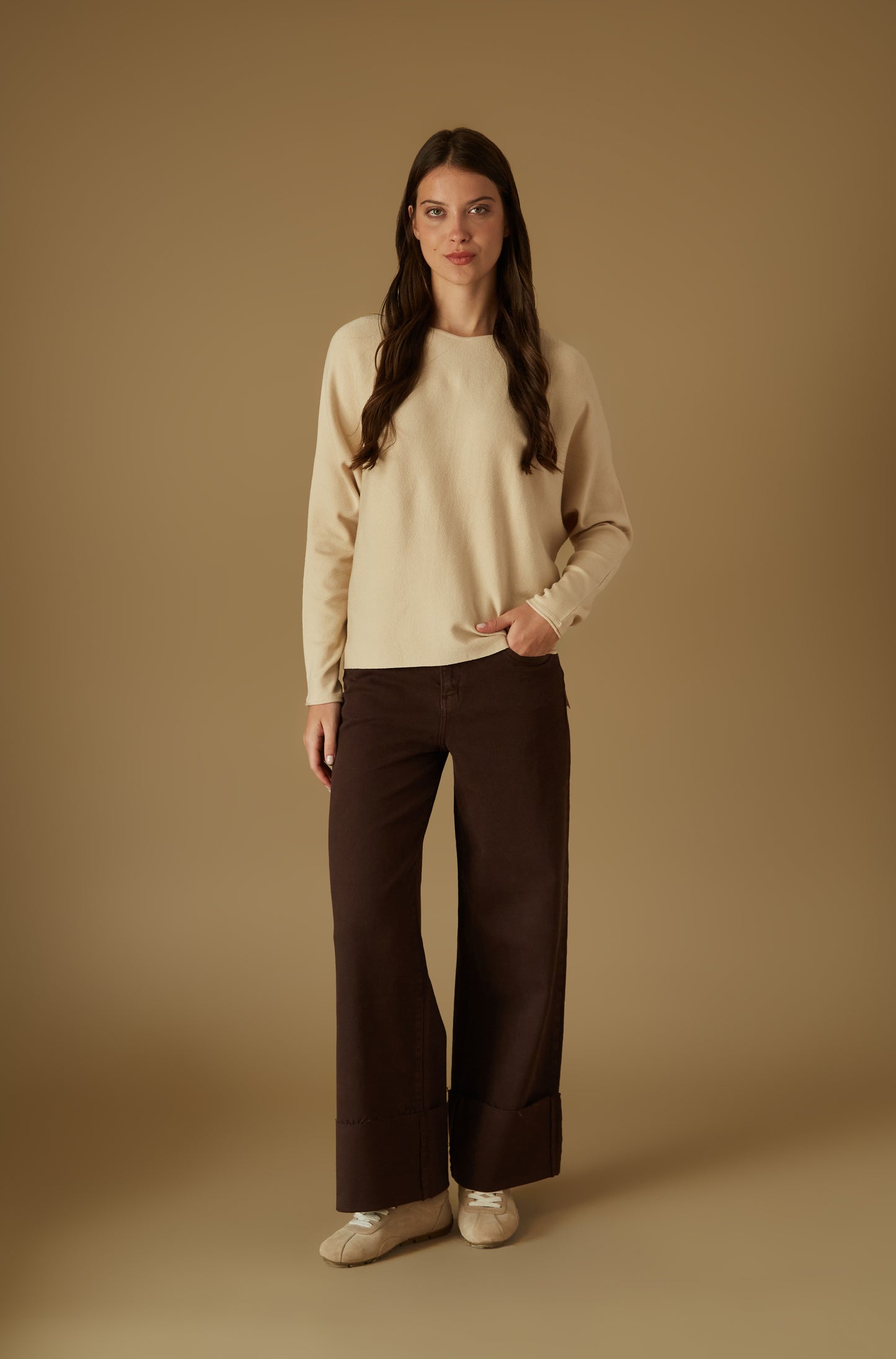 Pantalon Corina Marron