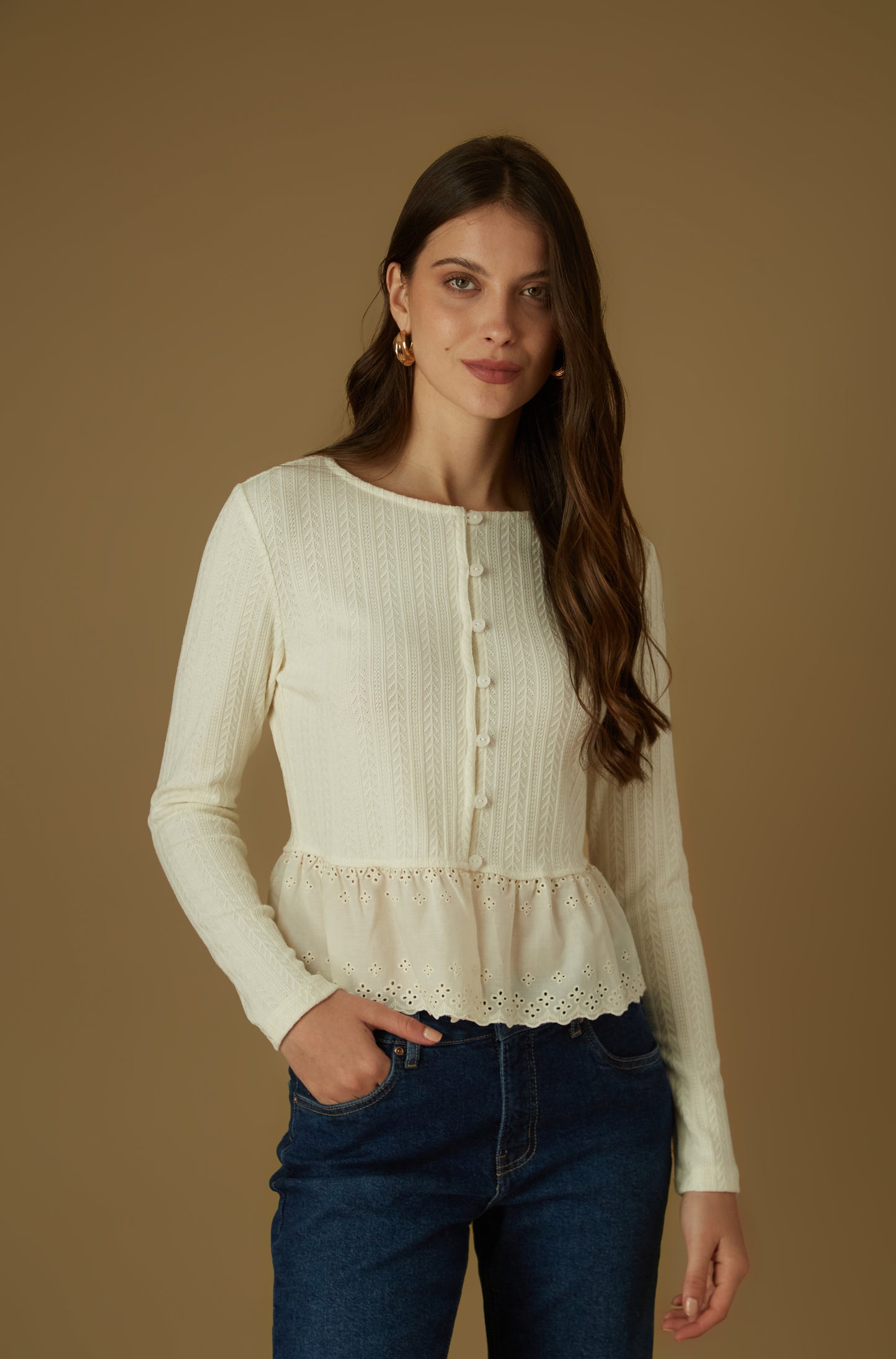 Polo Allison Crema