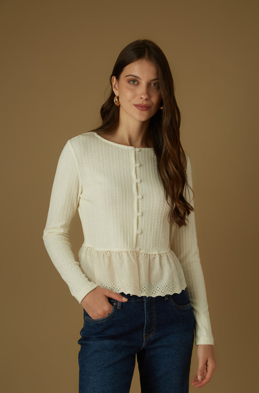 Polo Allison Crema
