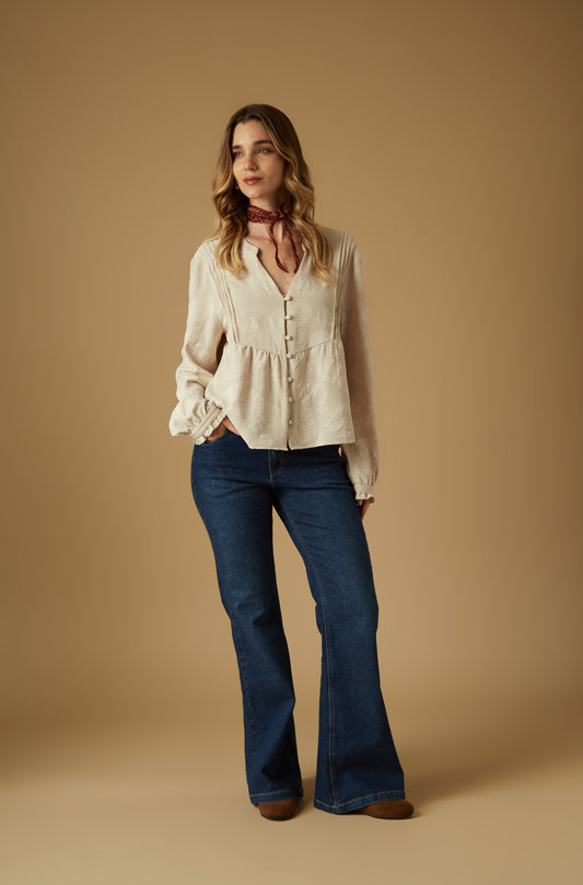 Blusa Roadline Beige