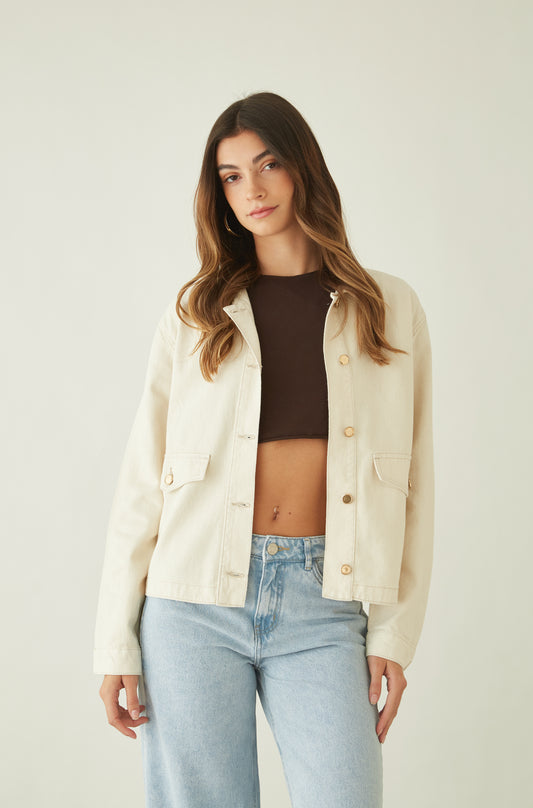 Casaca Melina Crema