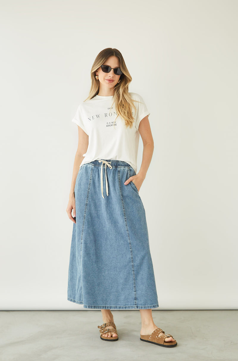 Falda San Blas Celeste