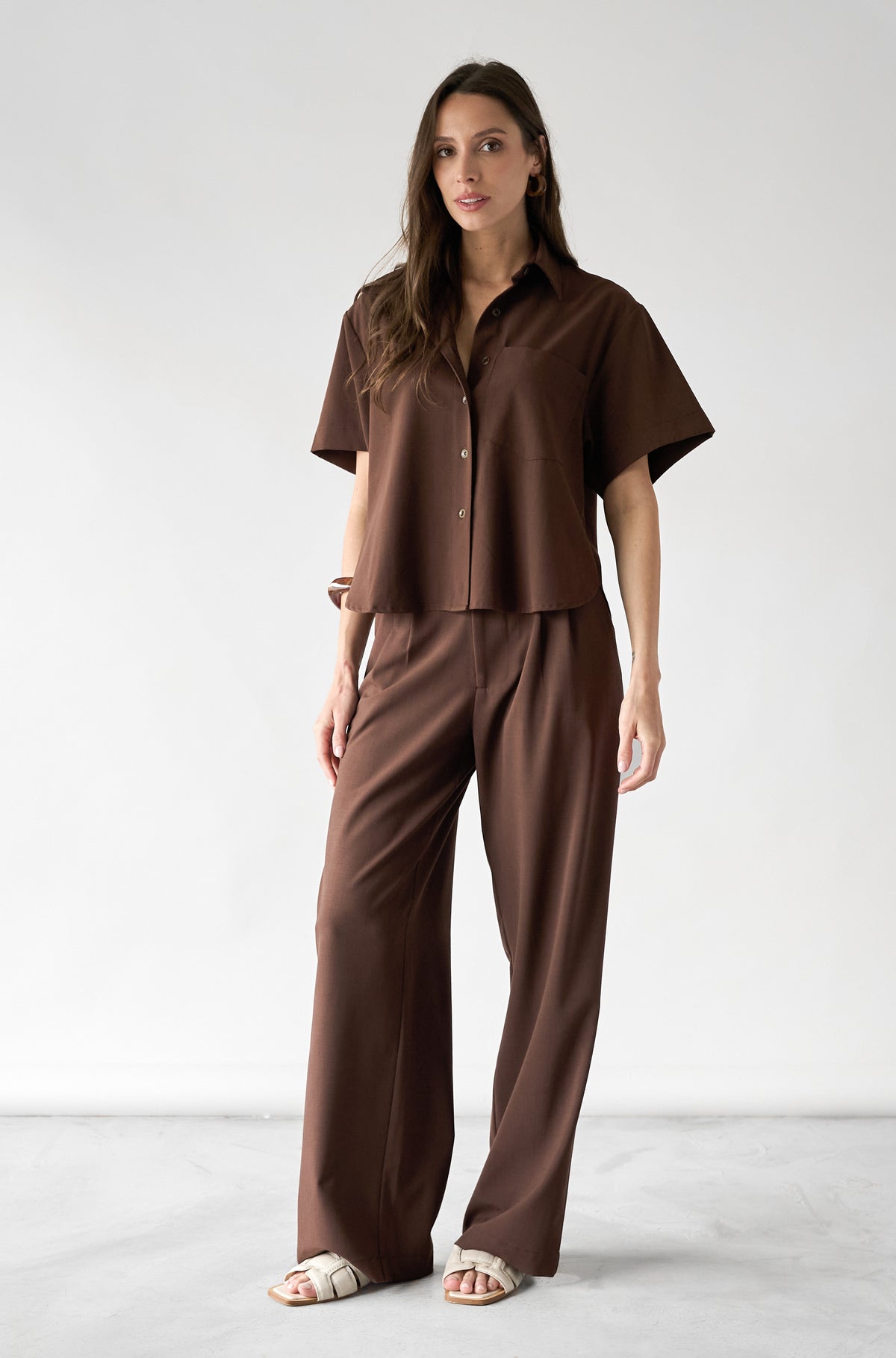 Pantalon Milena Dark Brown