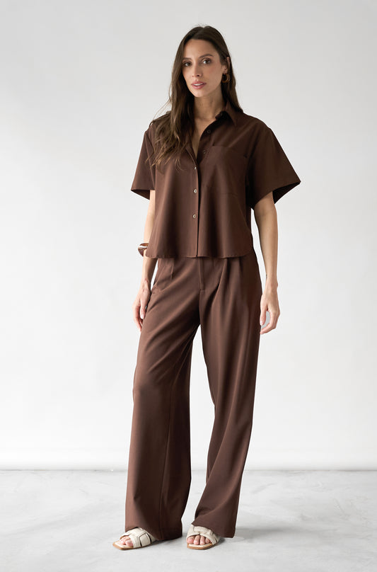 Pantalon Milena Dark Brown