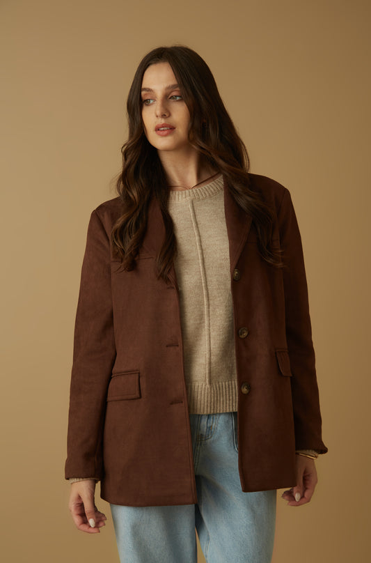 Blazer Denis Marron