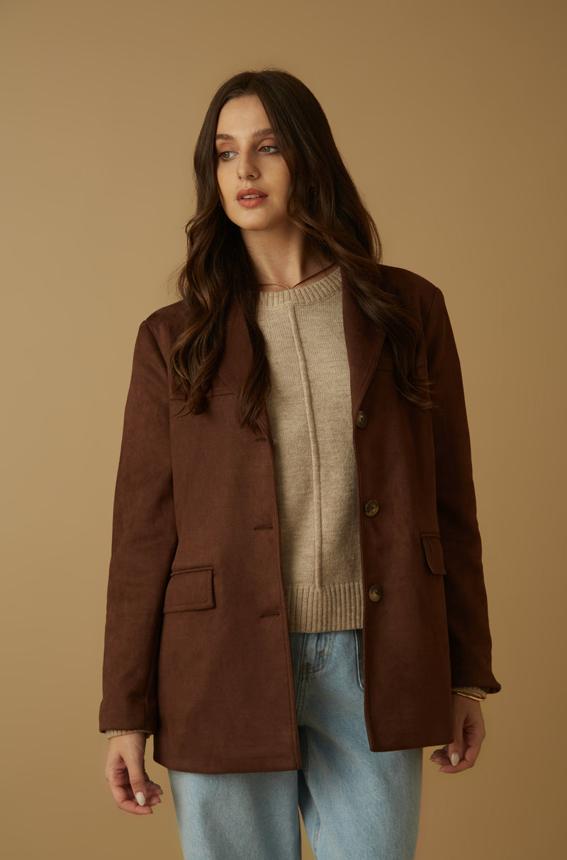 Blazer Denis Marron