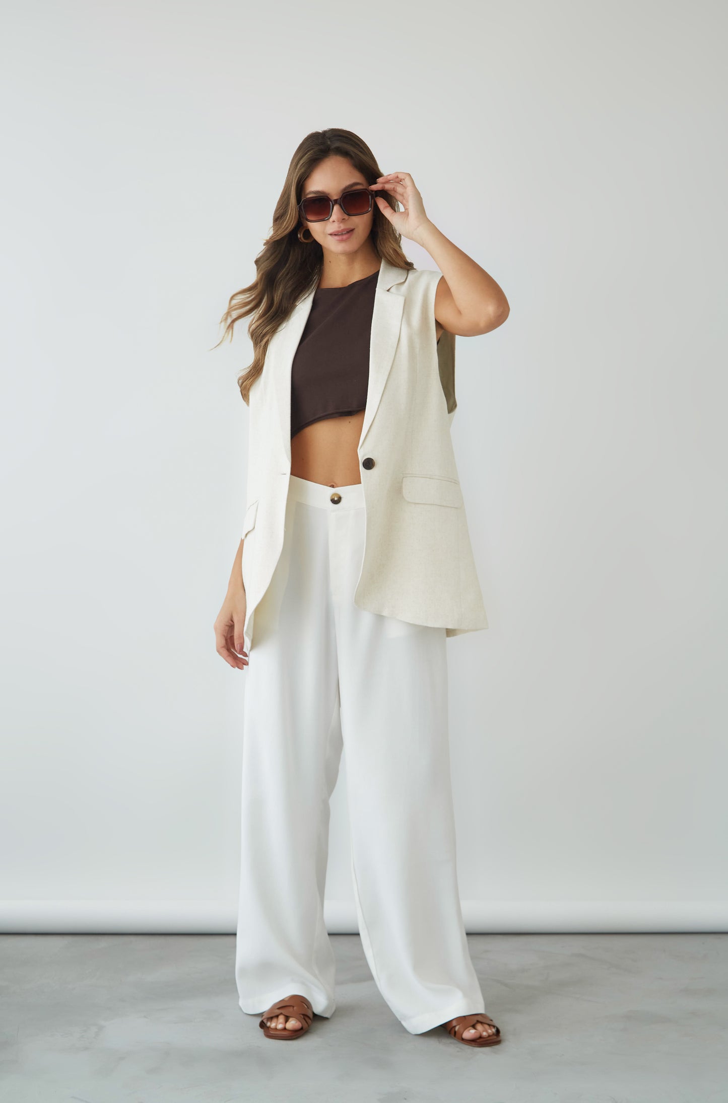 Pantalon Cali Off White