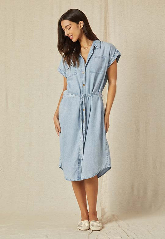 Vestido Malú Celeste