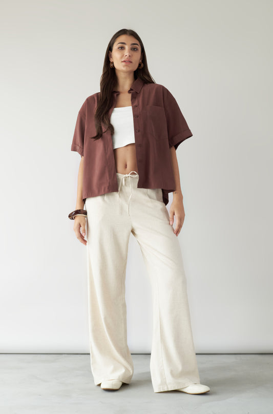 Blusa Aubrey Marron