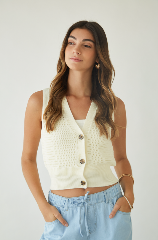 Chaleco Copenhage Off White