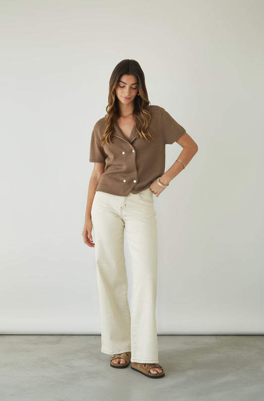 Pantalon Nacar Crema