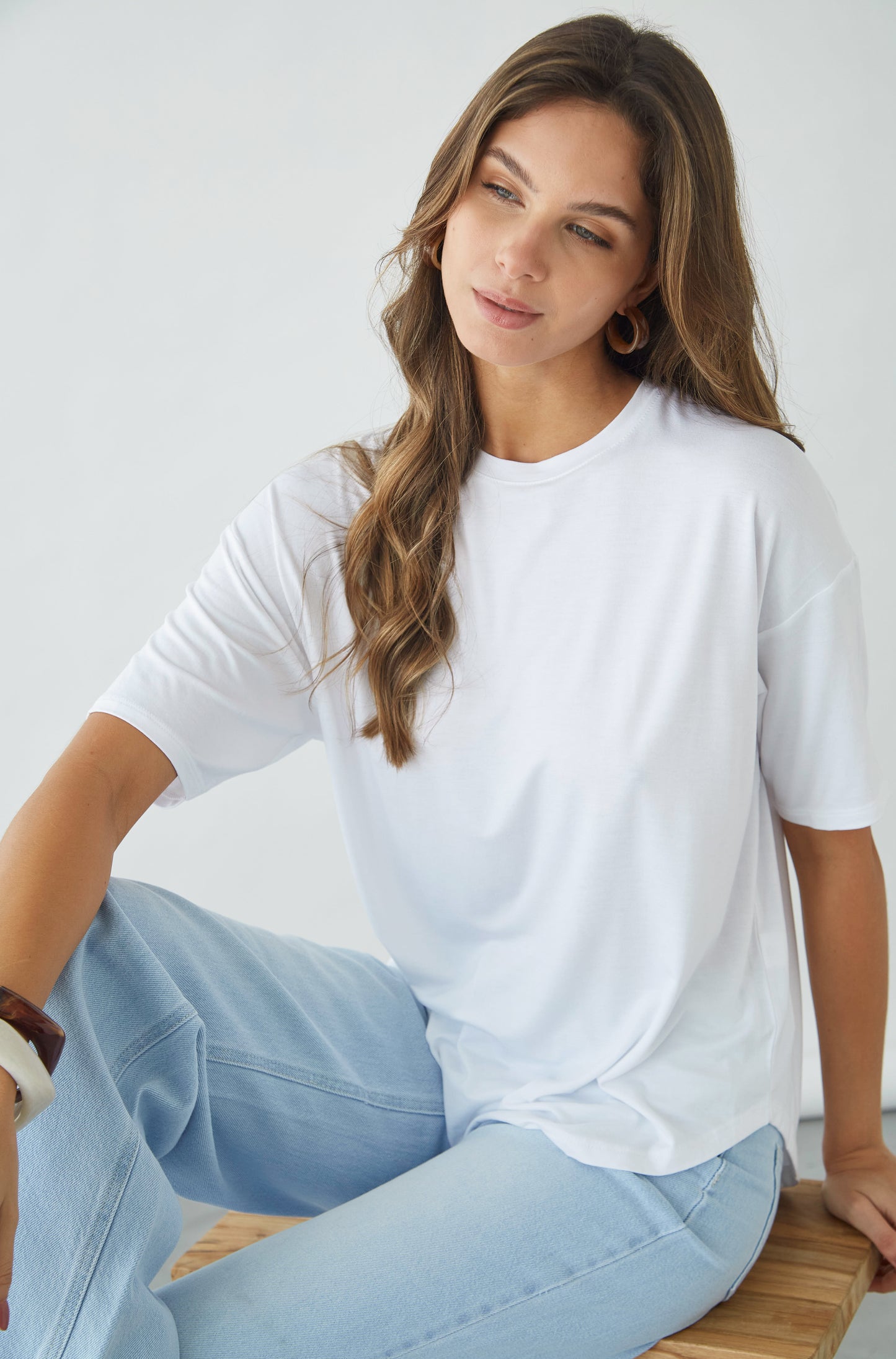 Polo Split Off White