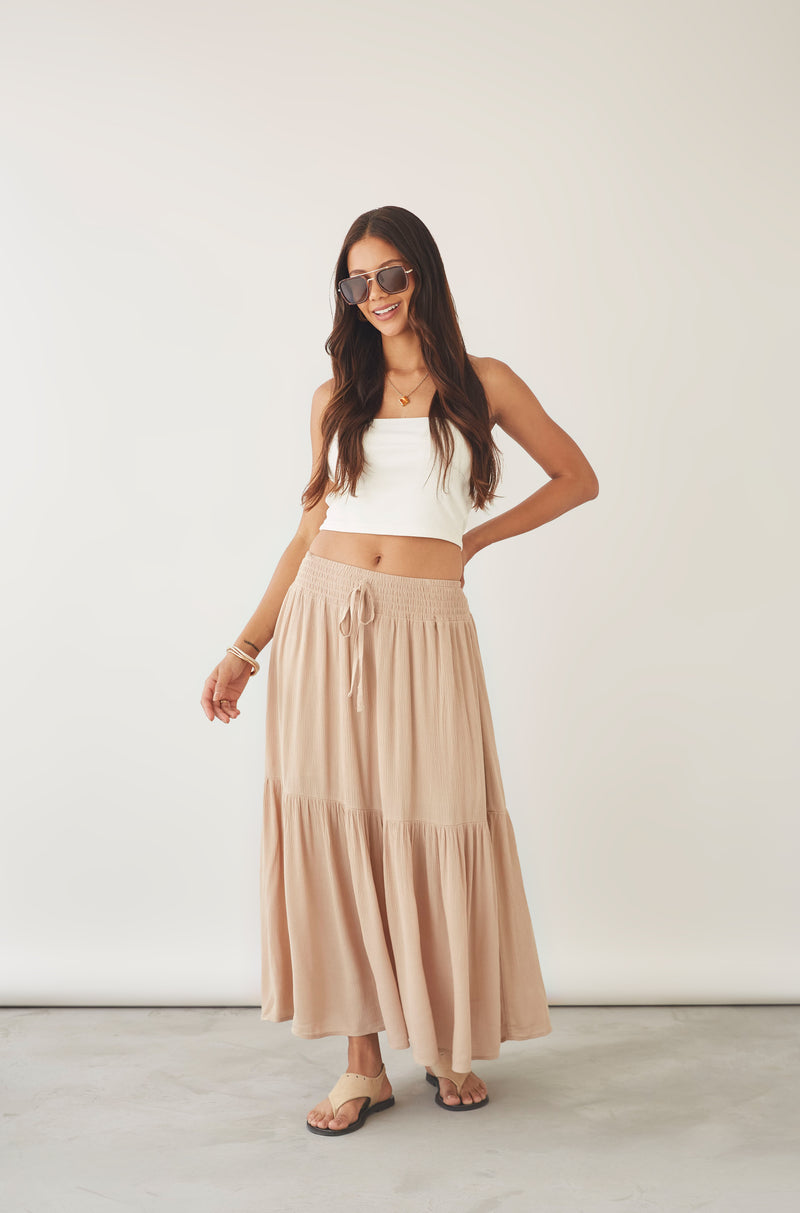 Falda Mercedes Beige